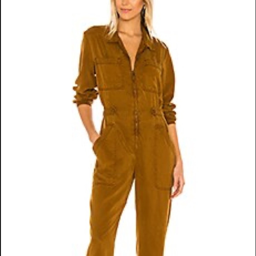 YFB REVOLVE Rust Utility Jumpsuit Small